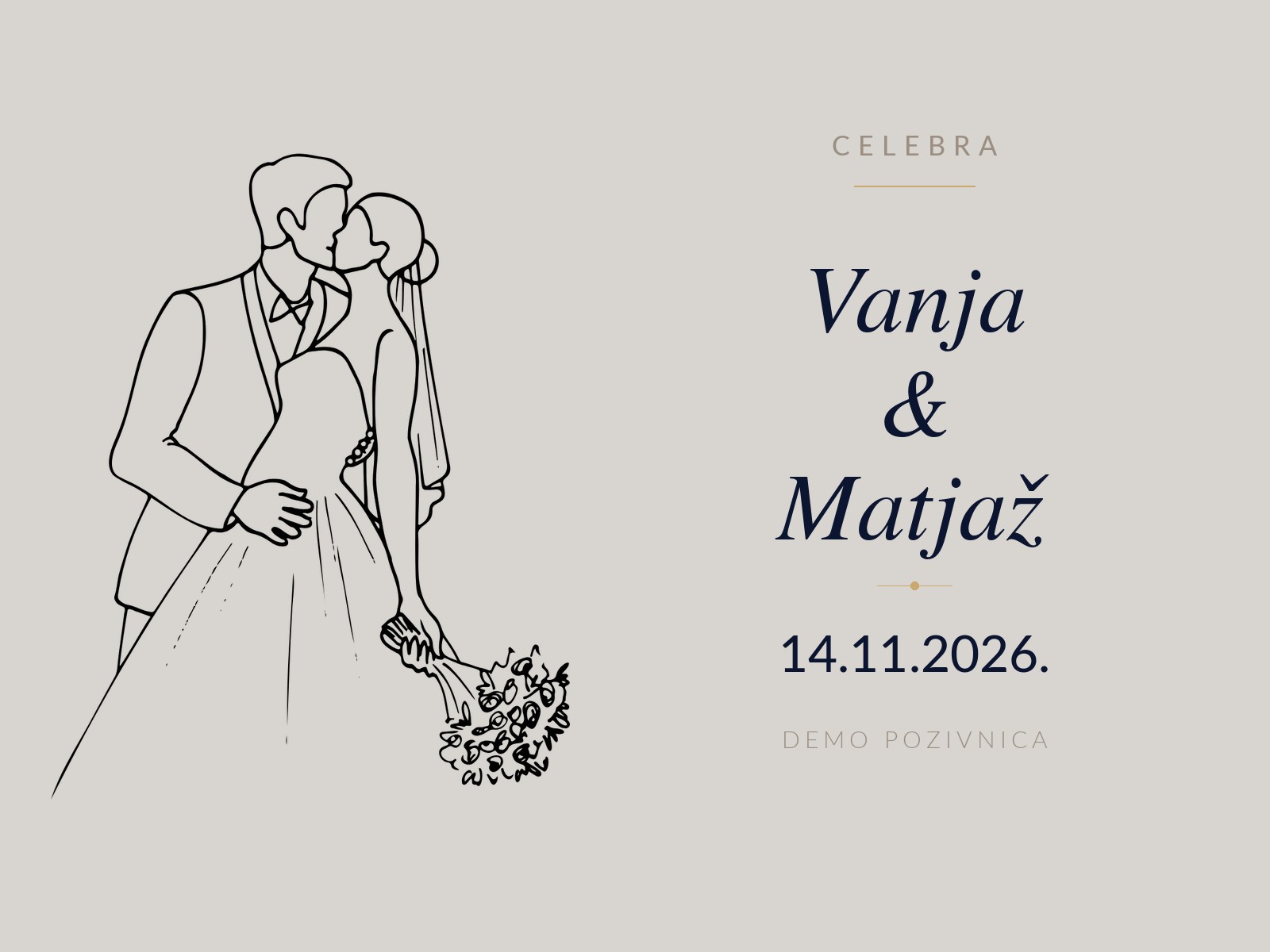 Vanja & Matjaž, pozivnica